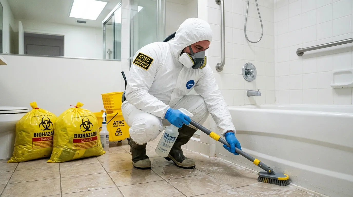 Decontamination equipment deployed for Blood Cleanup in Durant